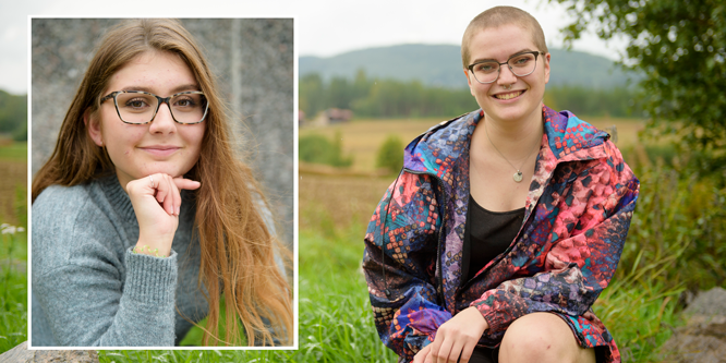 Olivia Gränglid och Lina Berglund har studerat International Baccalaureate på Torsbergsgymnasiet i Bollnäs.