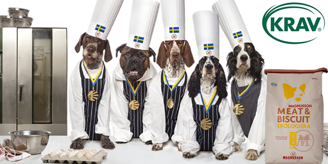Nyhet: Sveriges första ekologiska och KRAV-märkta hundmat